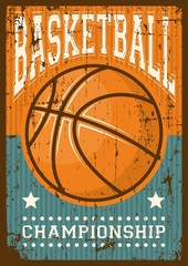 Basketball Football Sport Retro Pop Art Poster Signage