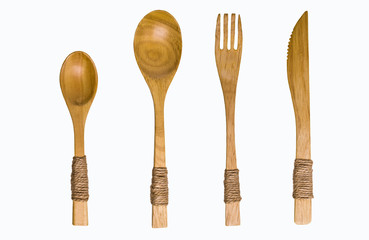 Wooden clean utensils