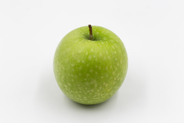 apple green  on white background