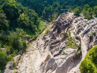 Aerial view landscape of canyon at grand canyon Kapong, Phang nga