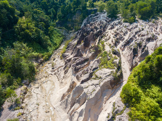 Aerial view landscape of canyon at grand canyon Kapong, Phang nga