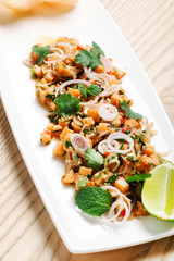 thai food in the restaurant