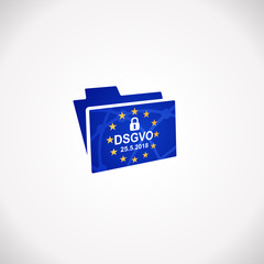 DSGVO General Data Protection Regulation  Notification Icon