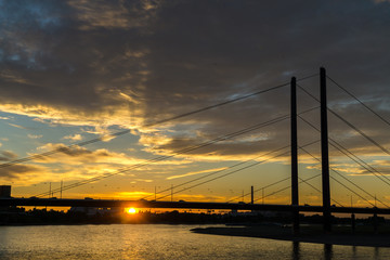 Fototapeta premium Sunset on the river