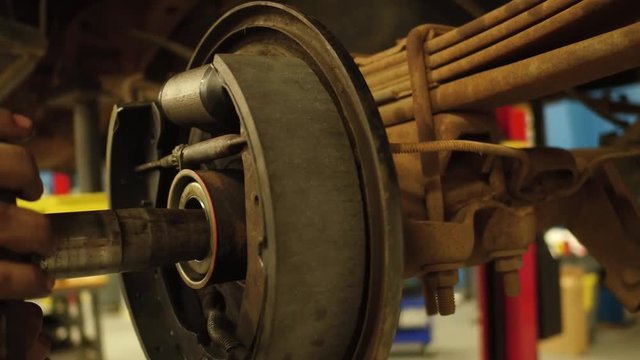 Installing an Axle Into a Truck Differential