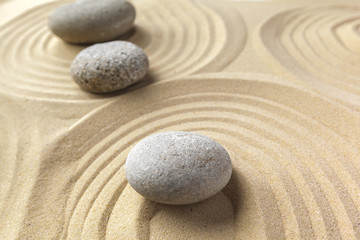 Fototapeta premium zen garden meditation stone background