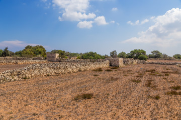Naxxar, Malta. Ruins of Fortifications