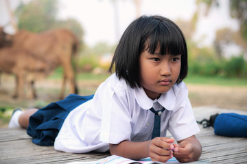 Children of school in Thailand.