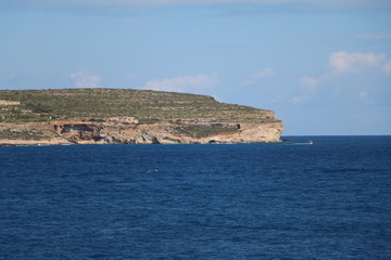 Fototapeta na wymiar Comino island of Malta