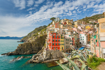 Fototapeta na wymiar Cinque Terre, Italy. Riomaggiore