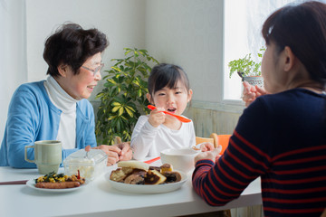 会話の弾む家族