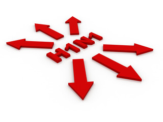 3d rendering H1N1 Flu 
