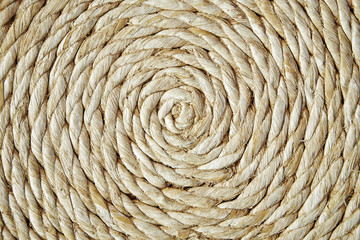 rope on wooden background