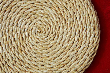 Obraz premium rope on wooden background