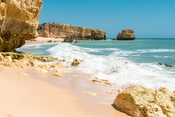 Beautiful sandy beaches and turquoise ocean.