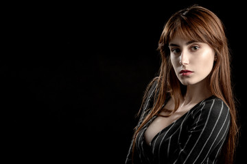 Fototapeta premium sensual sad woman