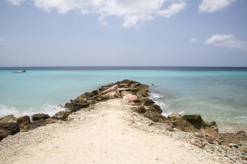 Fototapeta na wymiar Traumhafter Karibik-Strand