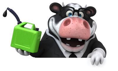 Fun cow - 3D Illustration