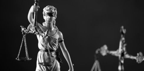 Fototapeta na wymiar Statue of justice, Law concept, Temida - Themis
