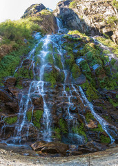 A beautiful little waterfall in the Himalayas. © Valery Smirnov