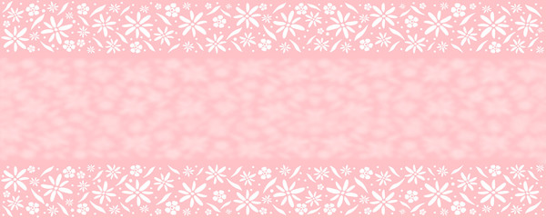 White flowers background design
