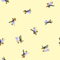 colored seamless pattern