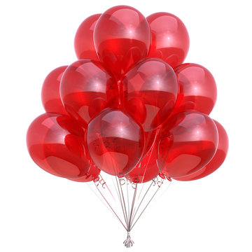 Red Balloon Stock Photo - Download Image Now - Balloon, Red