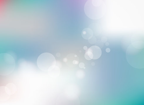 Abstract blurred blue gradient background with bokeh background.