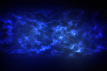 Beautiful blue nebulae. Wallpaper