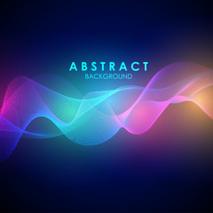 Abstract Wave background