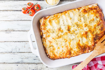 Traditional italian lasagna