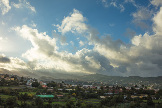 Himmel mit Wolken über Gran Canaria