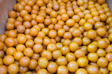 Indian mango ball candies sold at farmers market