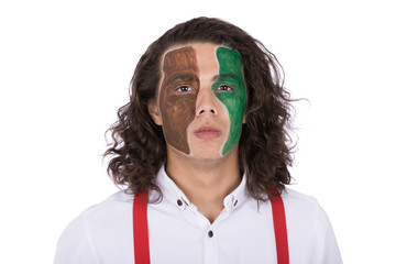 poker face face paint