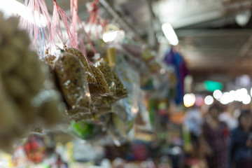 Bangkok, Thailand - May 7, 2018: Bangkok street food market