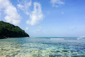 Sea shore in Bali, Indonesia