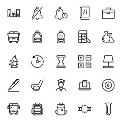 Flat icon set