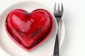 ハート型のスイーツ