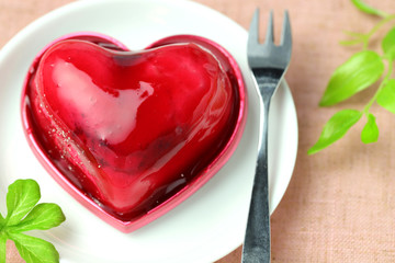 ハート型のスイーツ