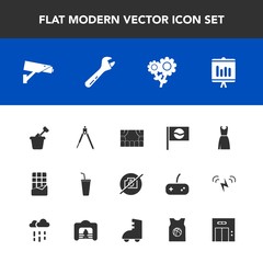 Modern, simple vector icon set with flower, play, document, sweet, japanese, japan, bar, divider, sandbox, drink, camera, blossom, safety, fashion, nature, floral, sand, dress, juice, travel, no icons