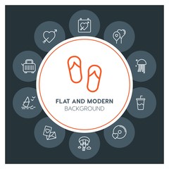 hotel, travel, valentine Infographic Circle outline Icons Set. Contains such Icons as  business,  website,  elements,  background,  pattern,  banner,  slider and more. Fully Editable. Pixel Perfect