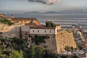 Panorama di Cagliari. Bastione di Santa Croce