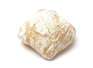 Ciabatta Rolls on a White Background