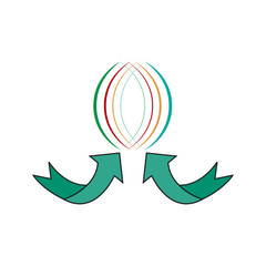 Modern logo fast simple stylised