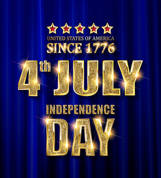 4th of July independence Day banner