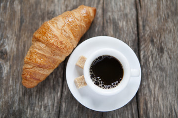 café croissant