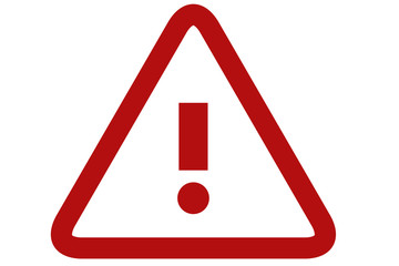 Señal de advertencia. 