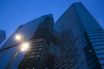 Fototapeta na wymiar Image of Skyscrapers in Moscow