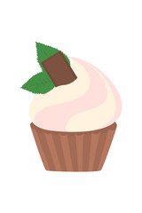 Sweet cupcakes set.
