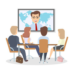 Business conference meeting.